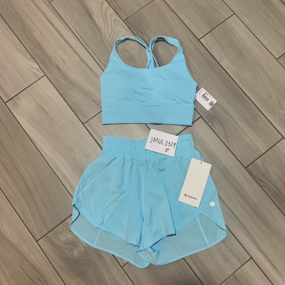 Lululemon Track That HR Short & Energy Bra
